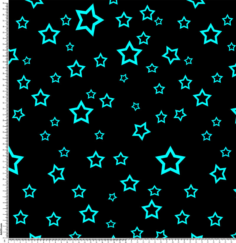 Stars light blue pattern.