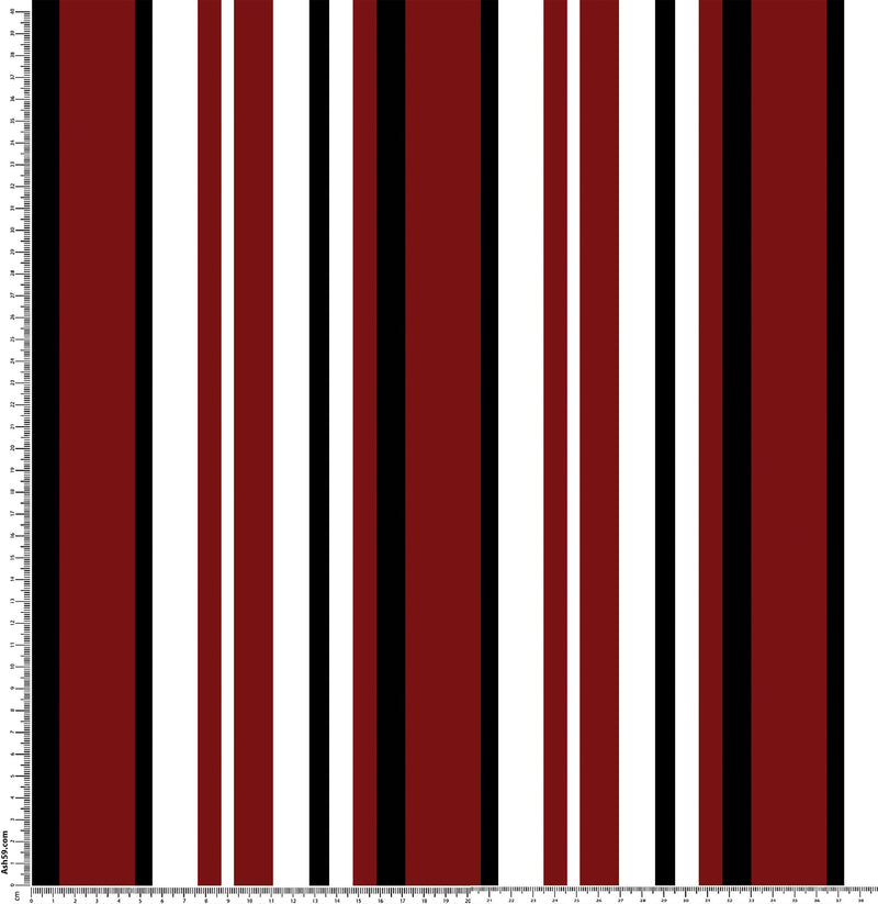 1543 Red blk stripe.