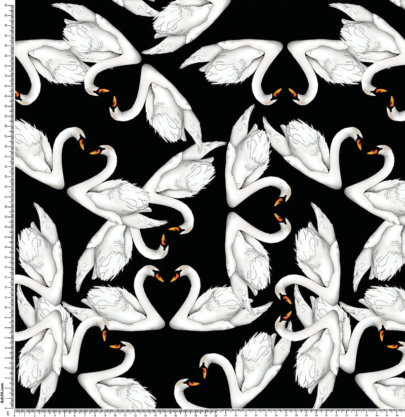 1653 Swan Heart Pattern.