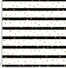 5050 Gold dots stripe.
