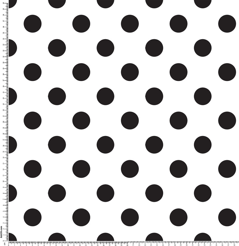 5108 Black polka dots.