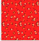 6945 ditsy red base flower.