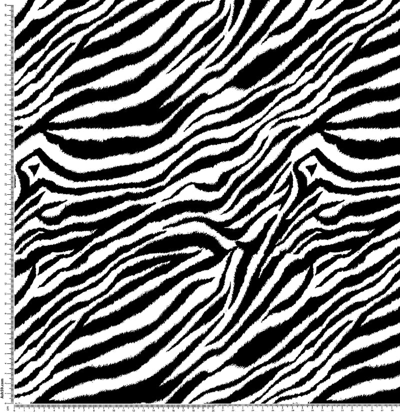A22 Black and White Zebra Print.