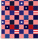 American Flag Patchwork.