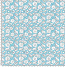 F14 Blue and white floral.