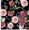 F39 Floral roses mix in black.