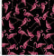 J010 Flamingo Pattern black.