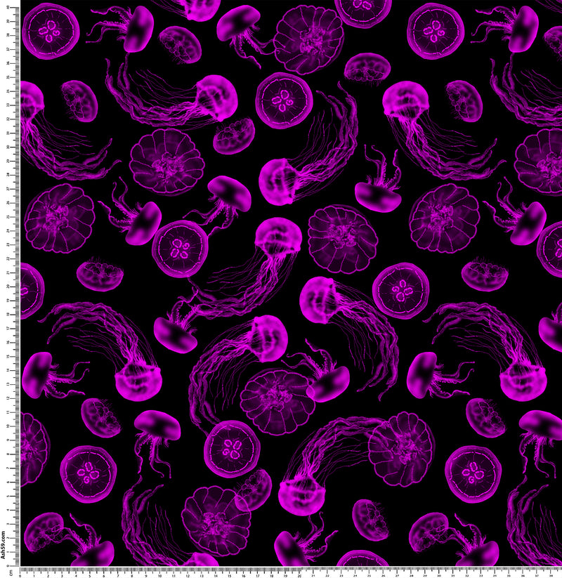 J015E Jellyfish Pattern Pink.