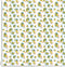 S126 ditsy floral yellow on white.
