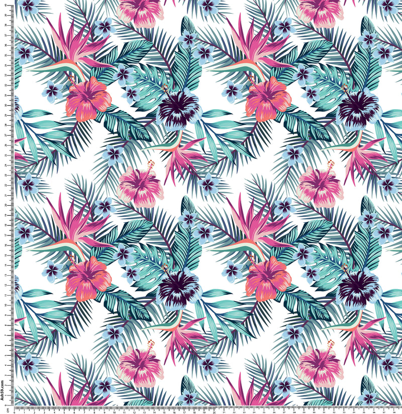 S998 tropical floral.