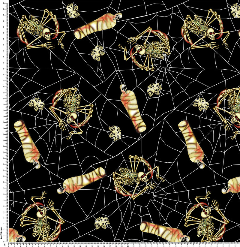 Spider web pattern.