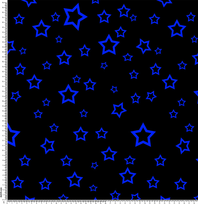 Stars Blue Pattern.