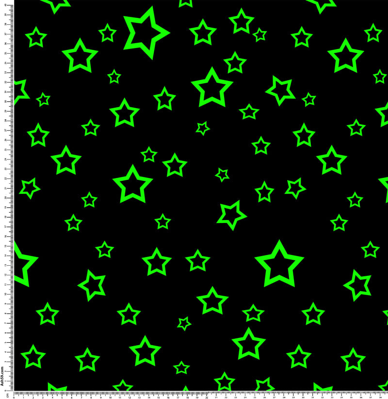 Stars Green pattern.