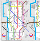 Underground Map Pattern.