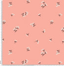 ditsy floral on pink.
